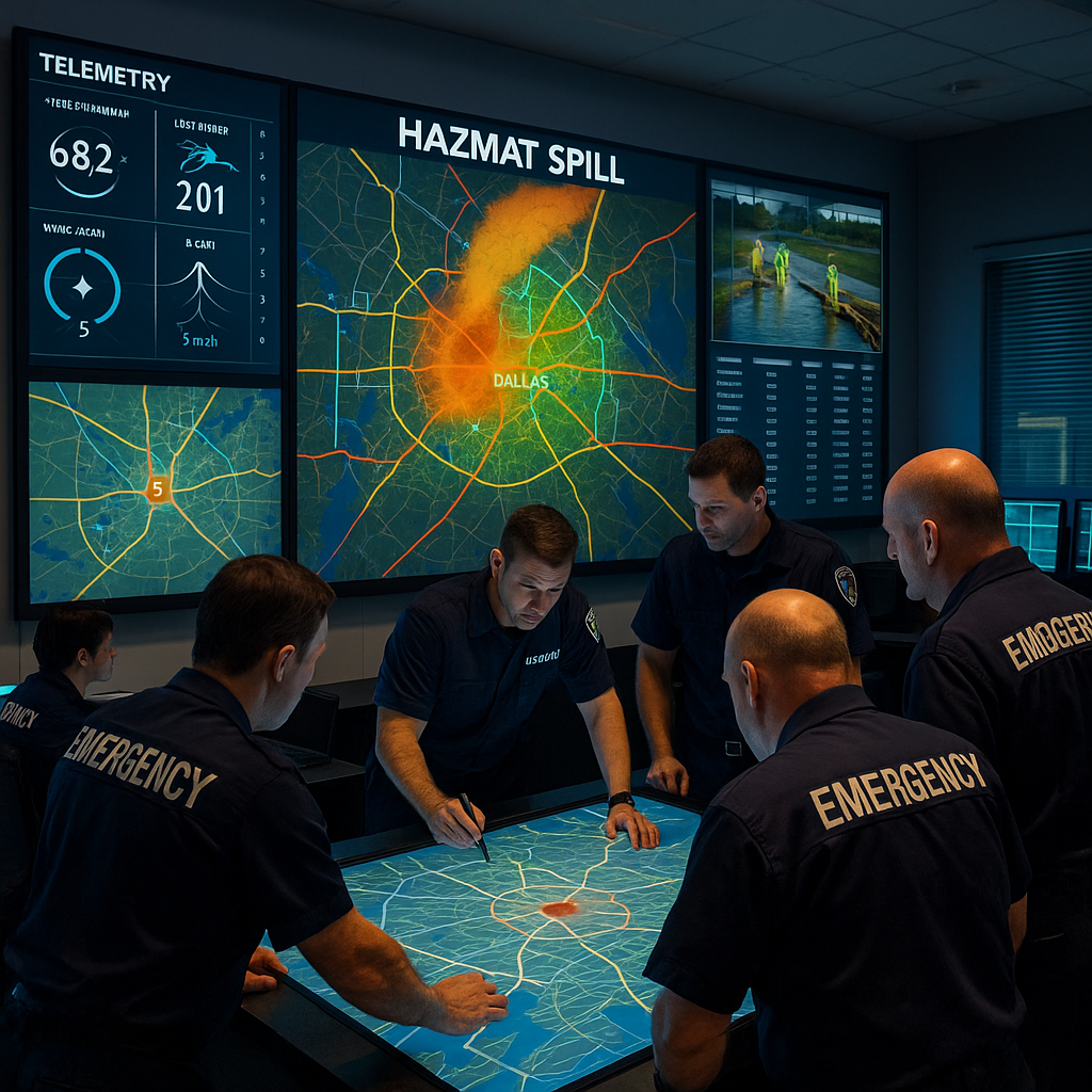 Incident Management: Utilizing Tracking Data to Respond to Hazmat Spills in Dallas